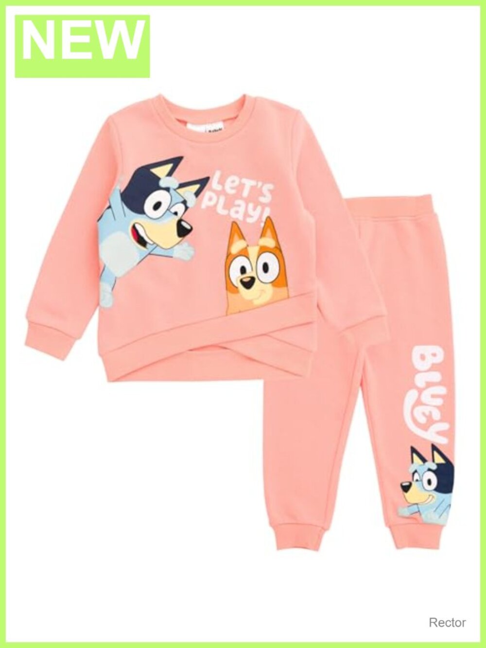 Toddler to Big Kid Fleece Sweatshirt and Jogger Pants 2-Piece Set